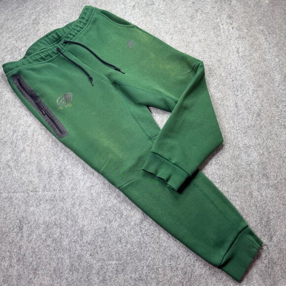 Nike Sportswear Tech Fleece Jogger Pants Men XL Green Tapered 29" Slim FQ1884 - Picture 1 of 16